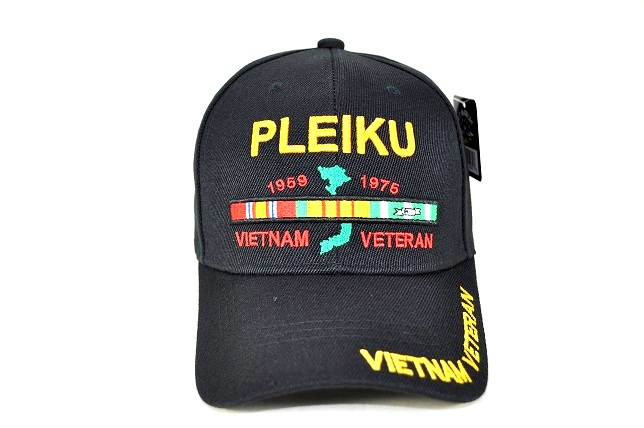 MI-394V PLEIKU VIETNAM VETERAN - BLACK